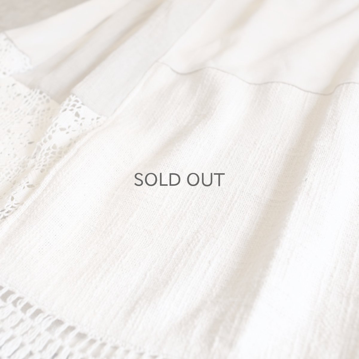 画像10: 【Wiz&Witch】VINTAGE LACE LONG SKIRT / W27~ (10)