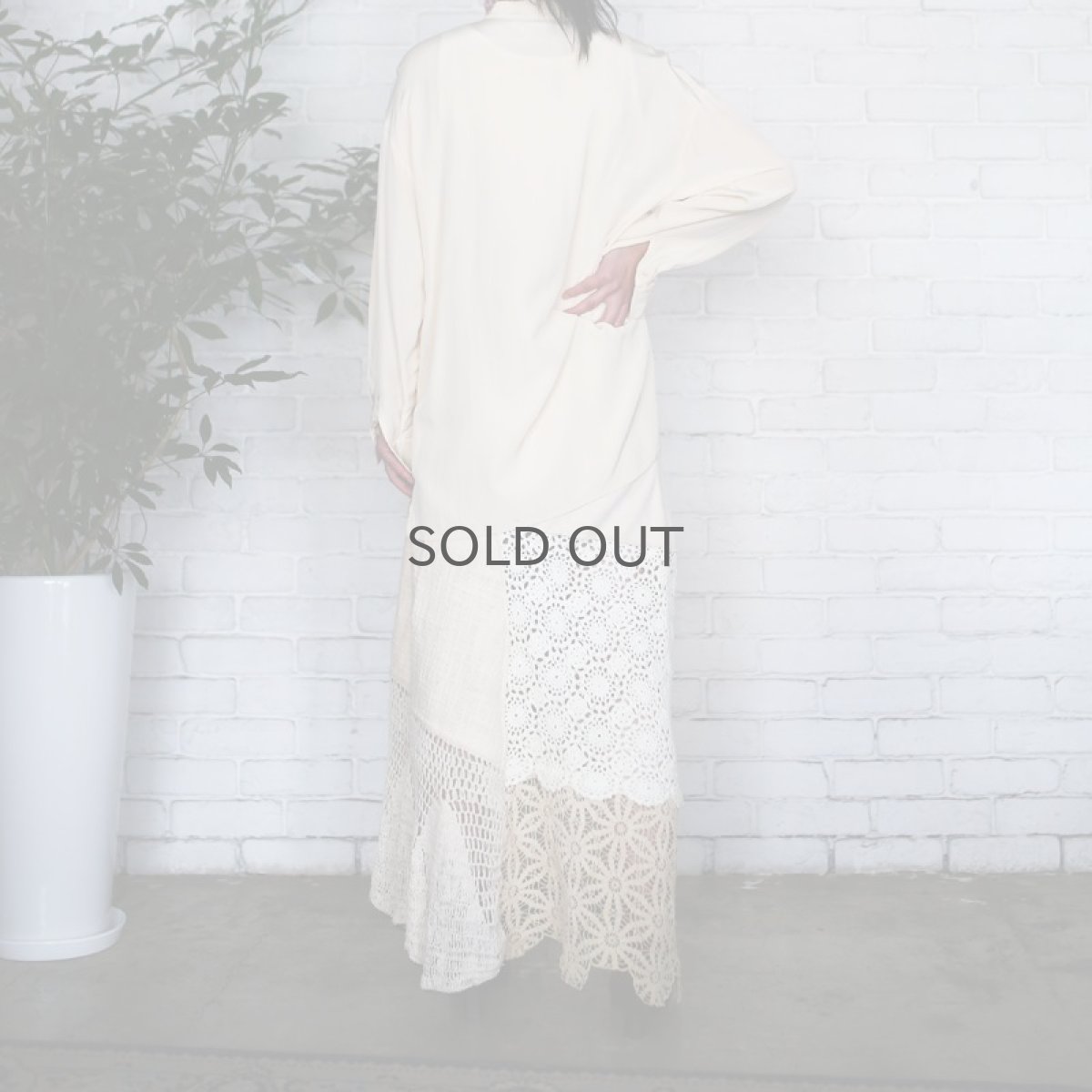 画像6: 【Wiz&Witch】VINTAGE LACE LONG SKIRT / W27~ (6)