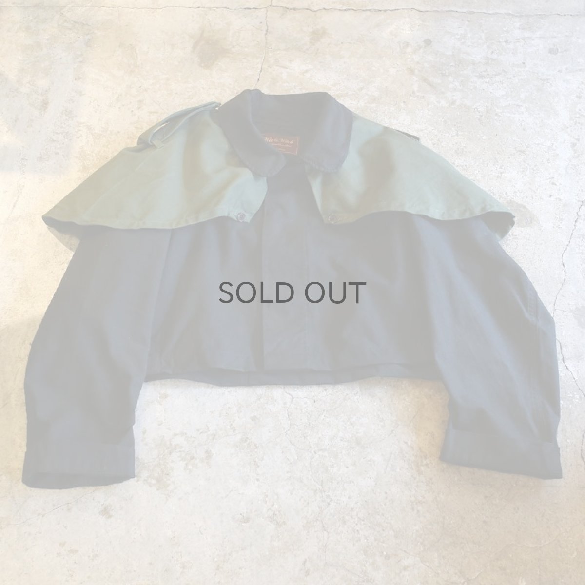 画像4: 【Wiz&Witch】VINTAGE FRENCH MILITARY 2TONE SHORT JACKET / OS (4)