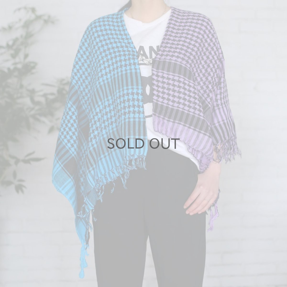 画像1: 【Wiz&Witch】"HOOK UP" AFGHAN PONCHO JACKET / FREE (1)