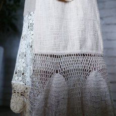 画像4: 【Wiz&Witch】VINTAGE LACE LONG SKIRT / W27~ (4)