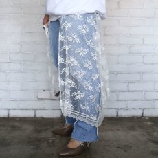 画像1: 【Wiz&Witch】VINTAGE LACE LAYERED WRAP SKIRT / FREE (1)