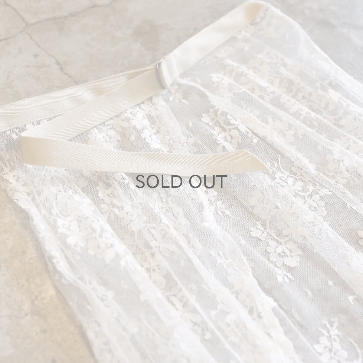 画像9: 【Wiz&Witch】VINTAGE LACE LAYERED WRAP SKIRT / FREE (9)