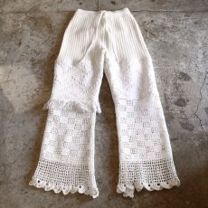 画像10: 【Wiz&Witch】VINTAGE LACE FLARE PANTS / FREE (10)