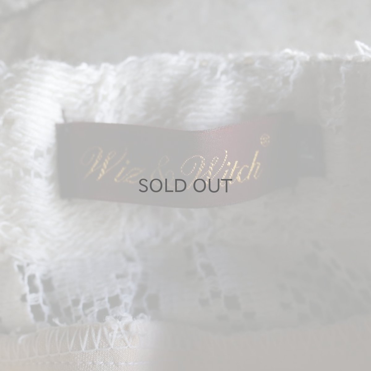 画像6: 【Wiz&Witch】VINTAGE LACE LONG SKIRT / W23~W34 (6)