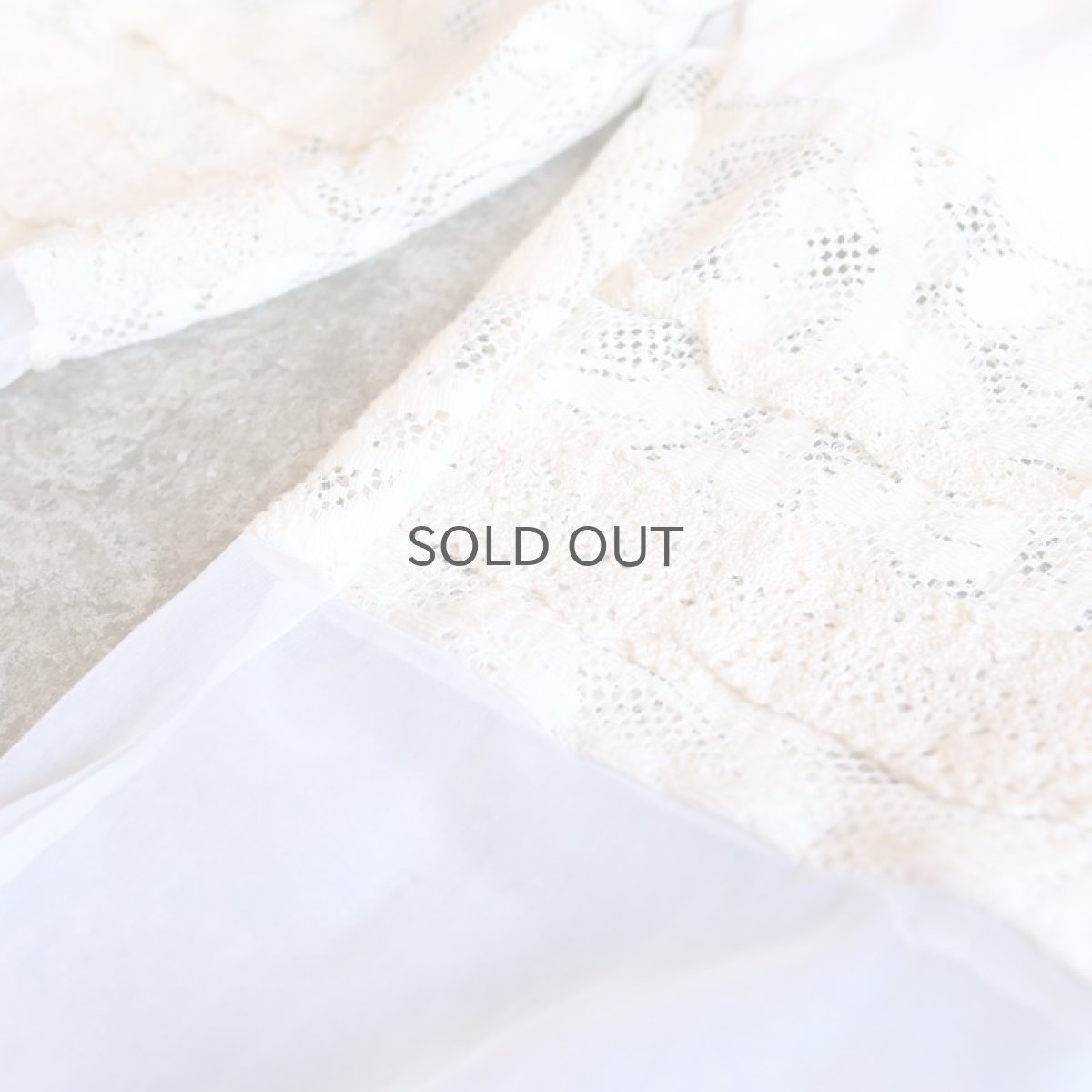 画像4: 【Wiz&Witch】VINTAGE LACE FLARE PANTS / W26 (4)