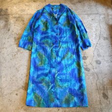 画像1: 1970's VINTAGE ALL OVER PATTERN ONE-PIECE / Ladies M (1)