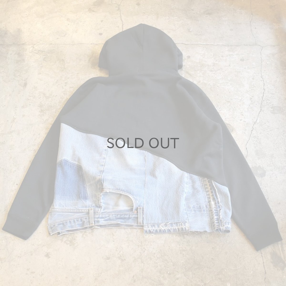 画像2: オーダー商品【Wiz&Witch】"WEIRD PARKA" / BLACK×BLUE (2)