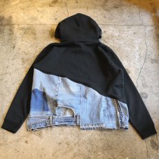 画像2: オーダー商品【Wiz&Witch】"WEIRD PARKA" / BLACK×BLUE (2)