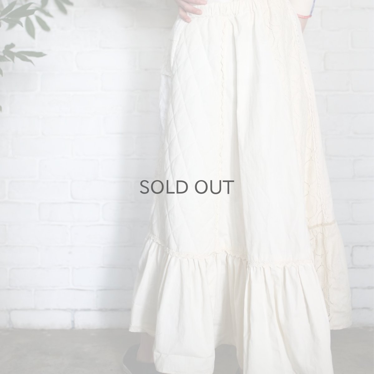 画像8: 【Wiz&Witch】"UNITED" VINTAGE LONG SKIRT / FREE (8)