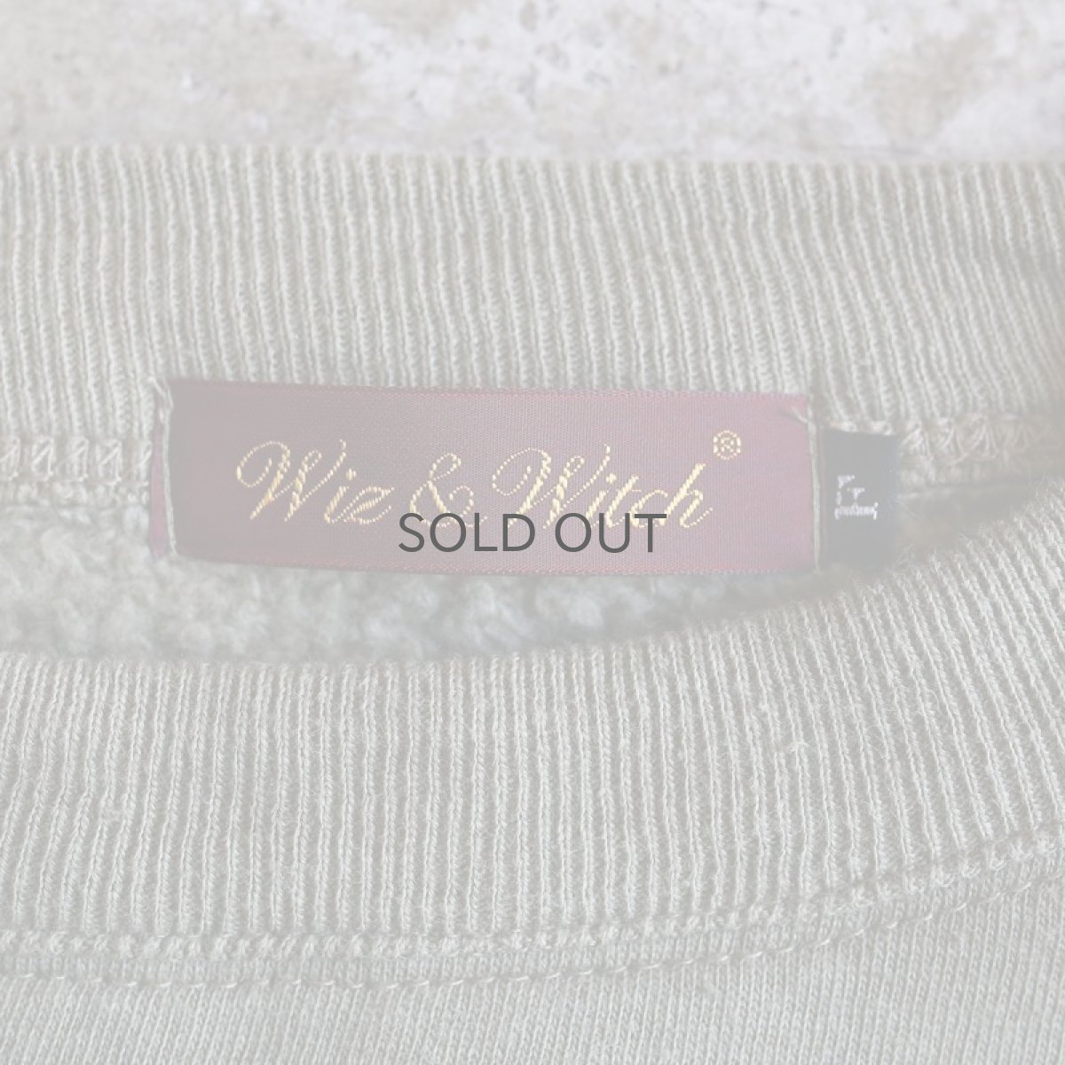 画像6: 【Wiz&Witch】"UNITED" VINTAGE LACE SWEAT / OS (6)