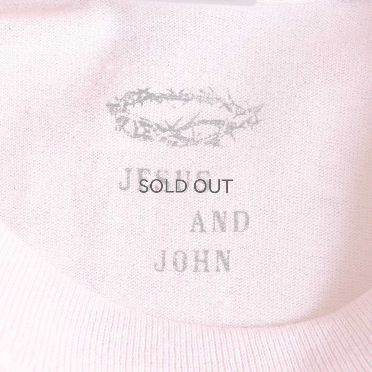 画像5: UNDERLAND 別注【JESUS AND JOHN】ROSE L/S T-SHIRTS / PINK (5)