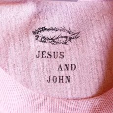 画像5: UNDERLAND 別注【JESUS AND JOHN】ROSE L/S T-SHIRTS / PINK (5)