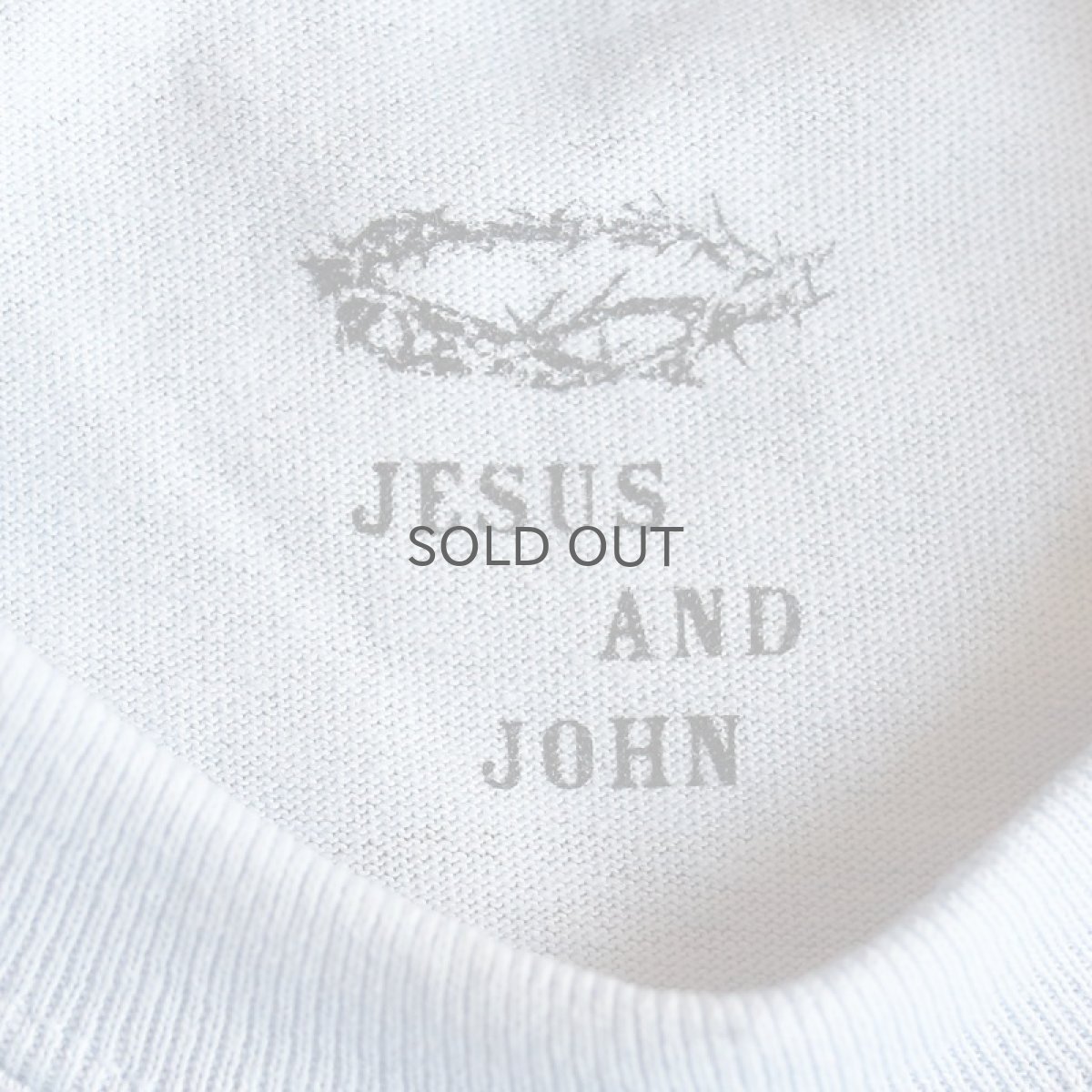 画像5: UNDERLAND 別注【JESUS AND JOHN】ROSE L/S T-SHIRTS / SKY (5)