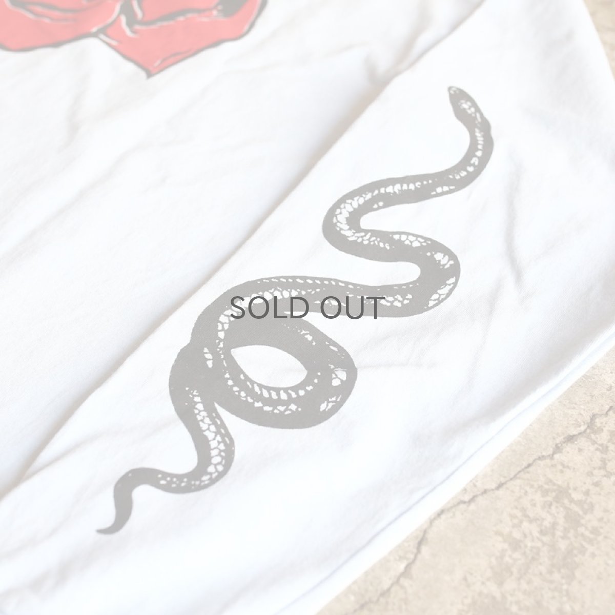 画像4: UNDERLAND 別注【JESUS AND JOHN】ROSE L/S T-SHIRTS / SKY (4)