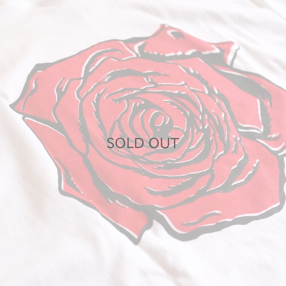 画像3: UNDERLAND 別注【JESUS AND JOHN】 BACK ROSE L/S T-SHIRTS / WHITE (3)