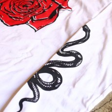 画像4: UNDERLAND 別注【JESUS AND JOHN】 BACK ROSE L/S T-SHIRTS / WHITE (4)