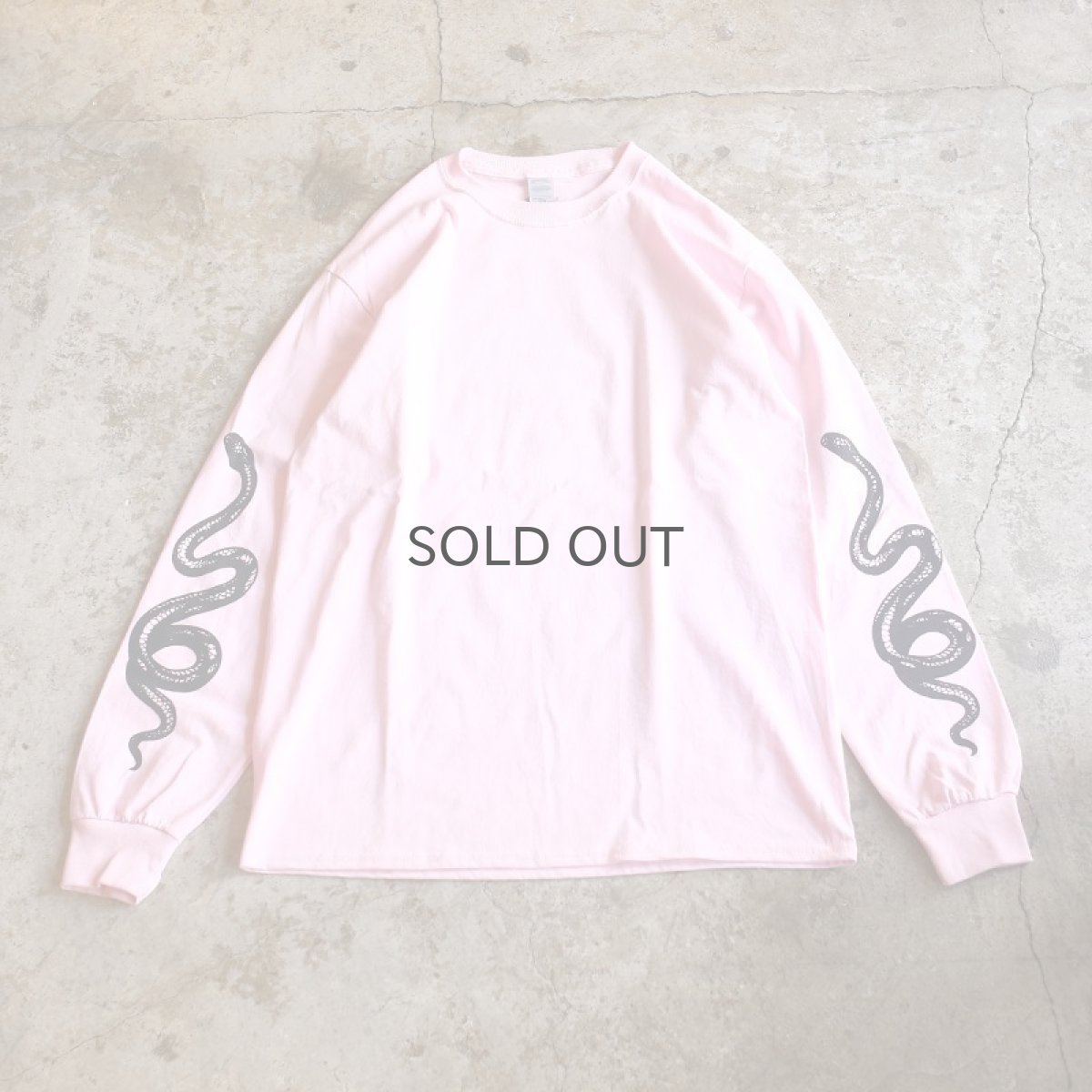 画像2: UNDERLAND 別注【JESUS AND JOHN】ROSE L/S T-SHIRTS / PINK (2)