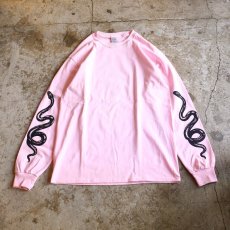 画像2: UNDERLAND 別注【JESUS AND JOHN】ROSE L/S T-SHIRTS / PINK (2)