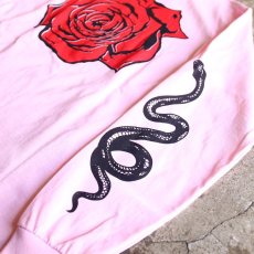 画像4: UNDERLAND 別注【JESUS AND JOHN】ROSE L/S T-SHIRTS / PINK (4)