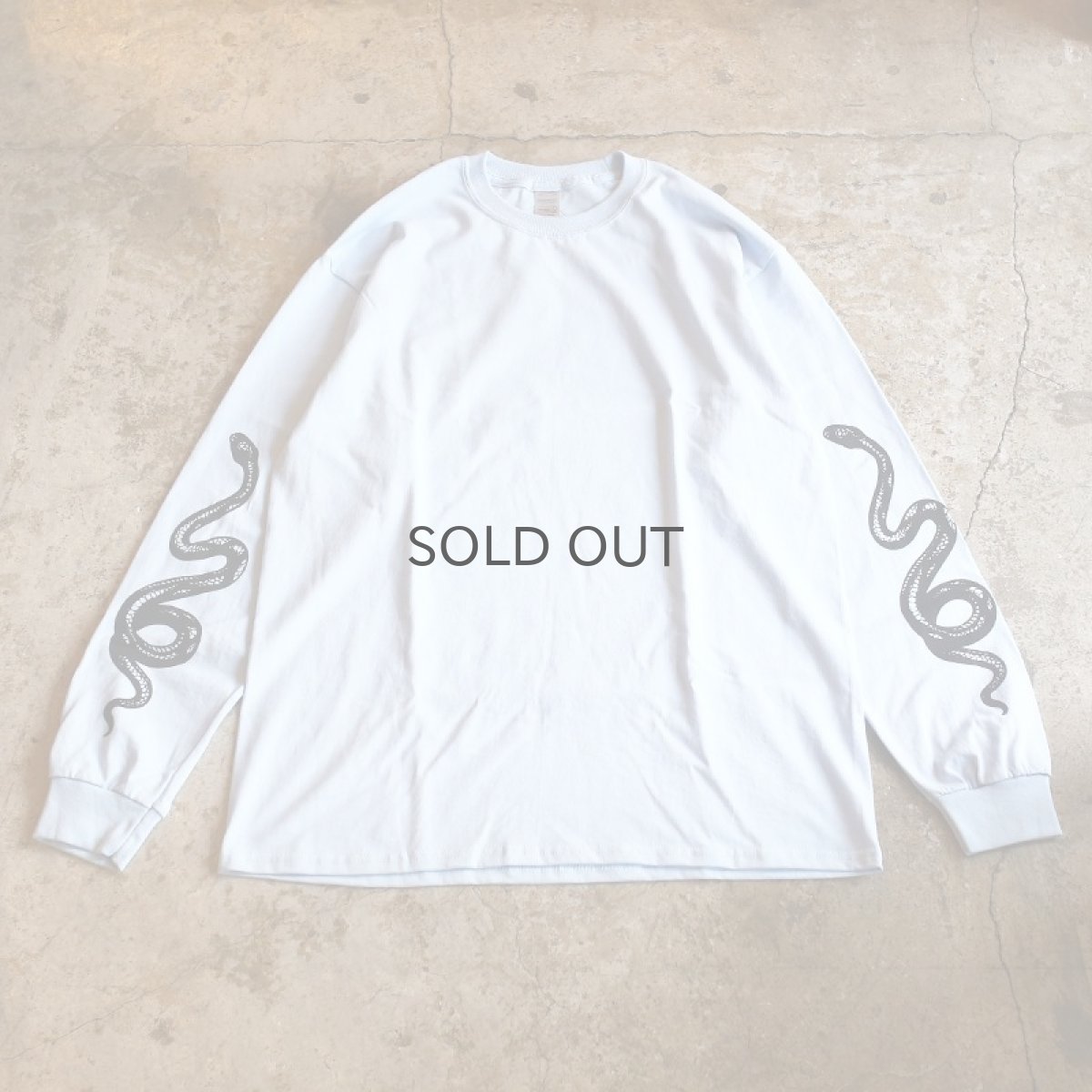 画像2: UNDERLAND 別注【JESUS AND JOHN】ROSE L/S T-SHIRTS / SKY (2)