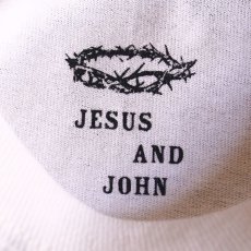 画像5: UNDERLAND 別注【JESUS AND JOHN】 BACK ROSE L/S T-SHIRTS / WHITE (5)