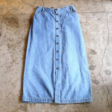 画像1: 1980~90's VINTAGE DENIM SKIRT / W29~W32 (1)