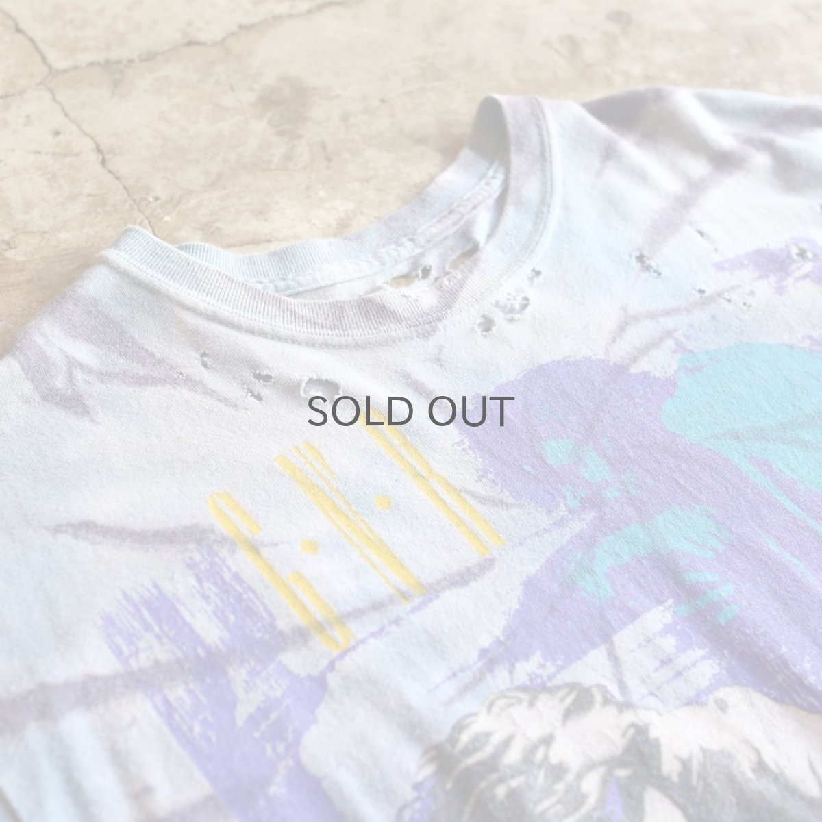 画像3: "GUNS N' ROSES" TIE DYE ROCK TEE / Men's L (3)