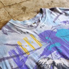 画像3: "GUNS N' ROSES" TIE DYE ROCK TEE / Men's L (3)