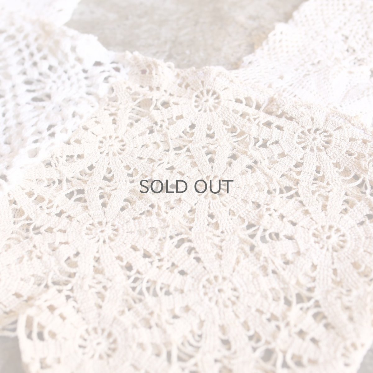 画像4: 【Wiz&Witch】"UNITED" VINTAGE LACE N/S TOPS / OS (4)