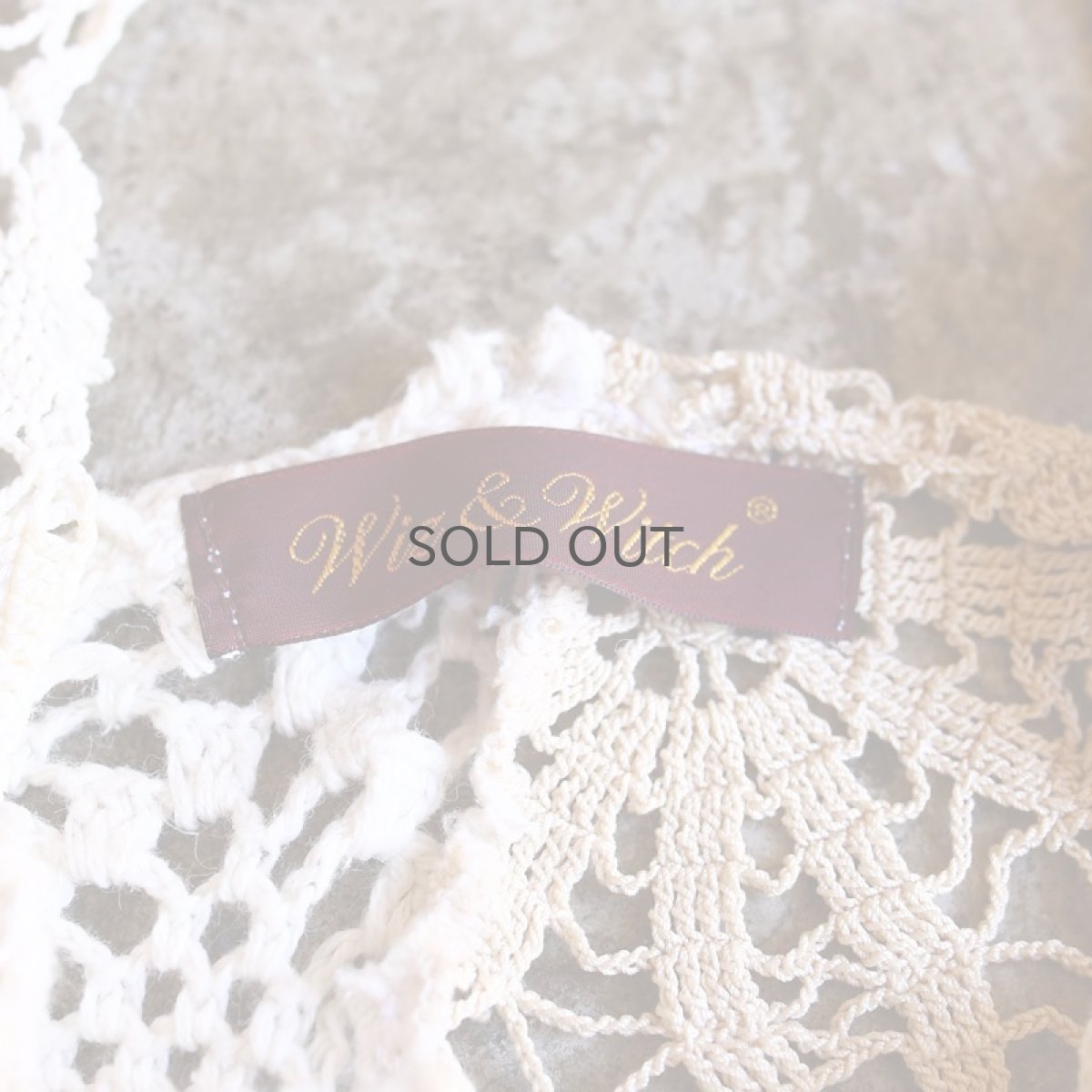 画像6: 【Wiz&Witch】"UNITED" VINTAGE LACE N/S TOPS / OS (6)