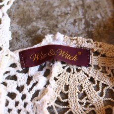 画像6: 【Wiz&Witch】"UNITED" VINTAGE LACE N/S TOPS / OS (6)