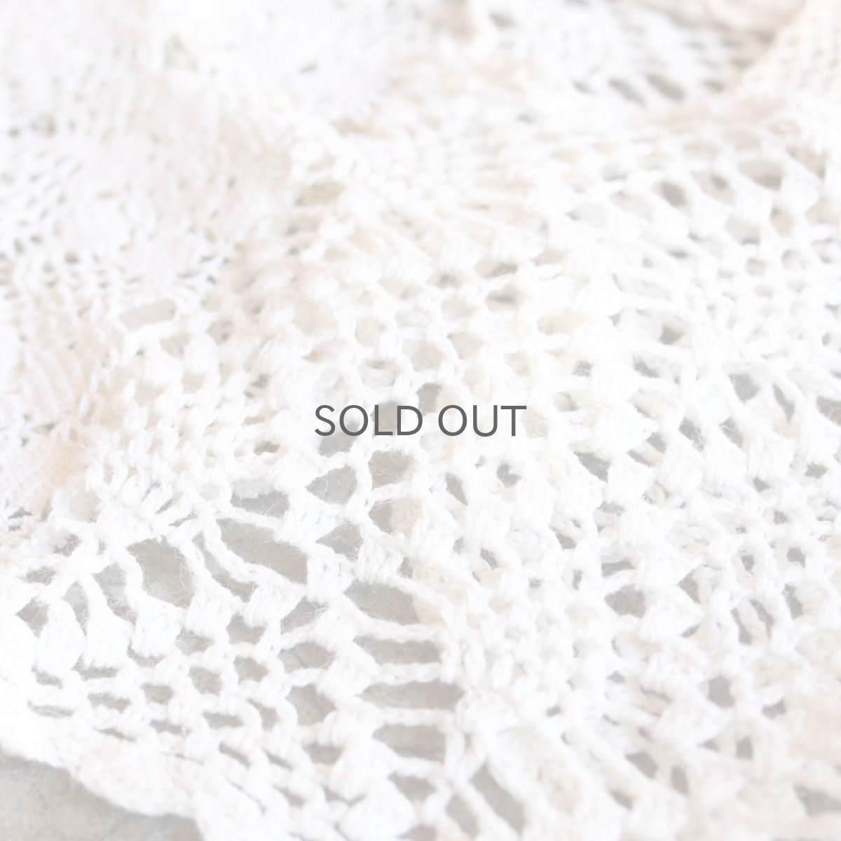 画像4: 【Wiz&Witch】"UNITED" VINTAGE LACE N/S TOPS / OS (4)