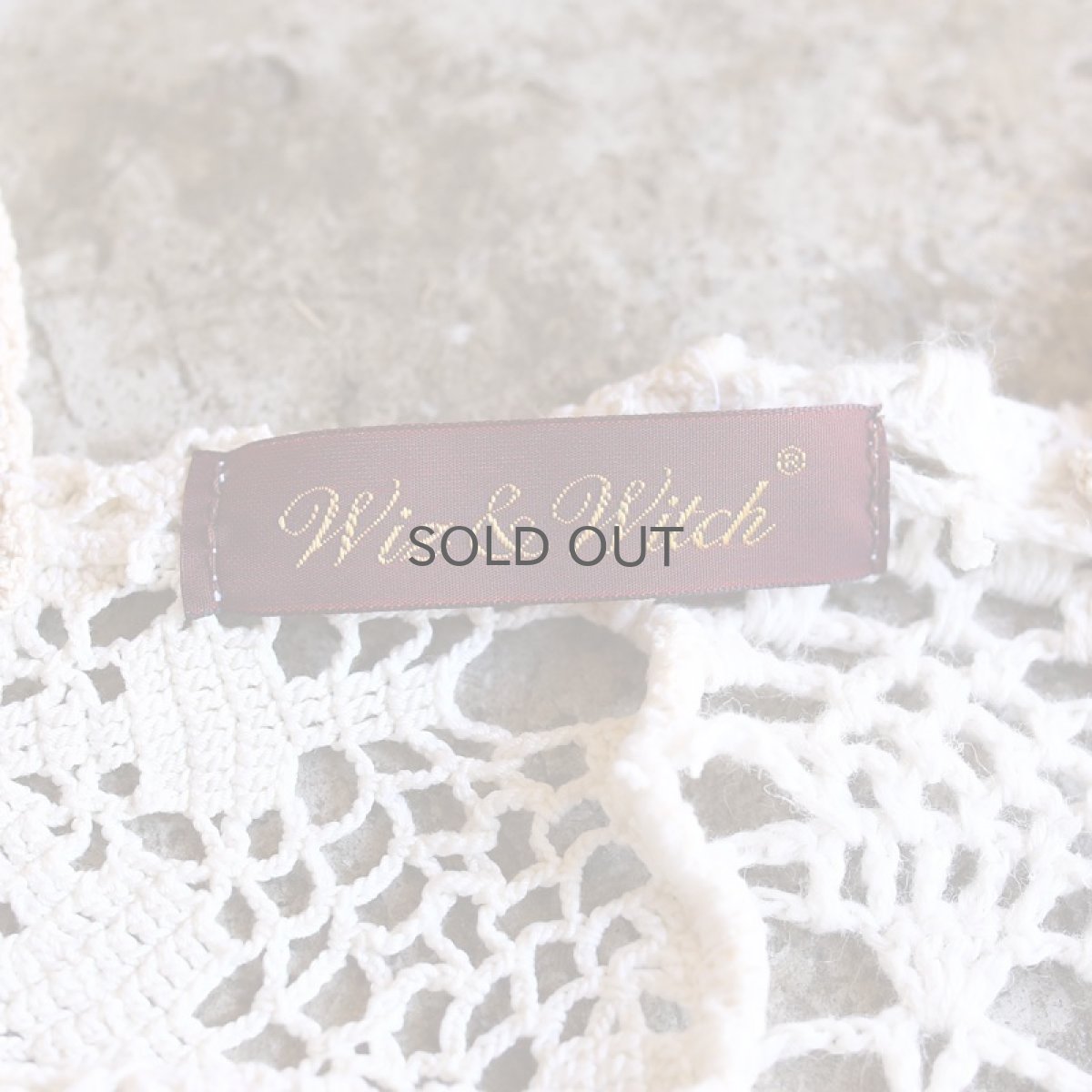 画像6: 【Wiz&Witch】"UNITED" VINTAGE LACE N/S TOPS / OS (6)