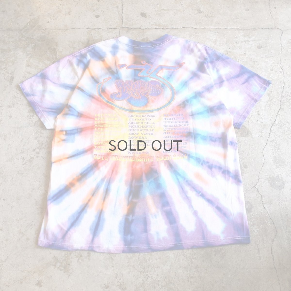画像2: "yes" TIE DYE ROCK TEE / Men's XL (2)