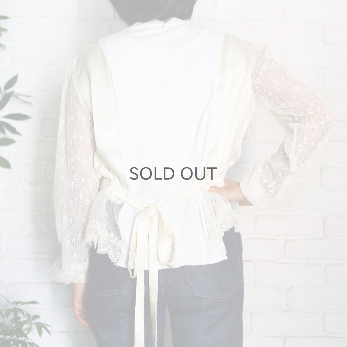 画像3: 【Wiz&Witch】"UNITED" VINTAGE LACE BLOUSE / OS (3)