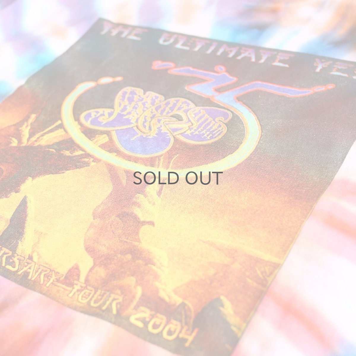 画像4: "yes" TIE DYE ROCK TEE / Men's XL (4)