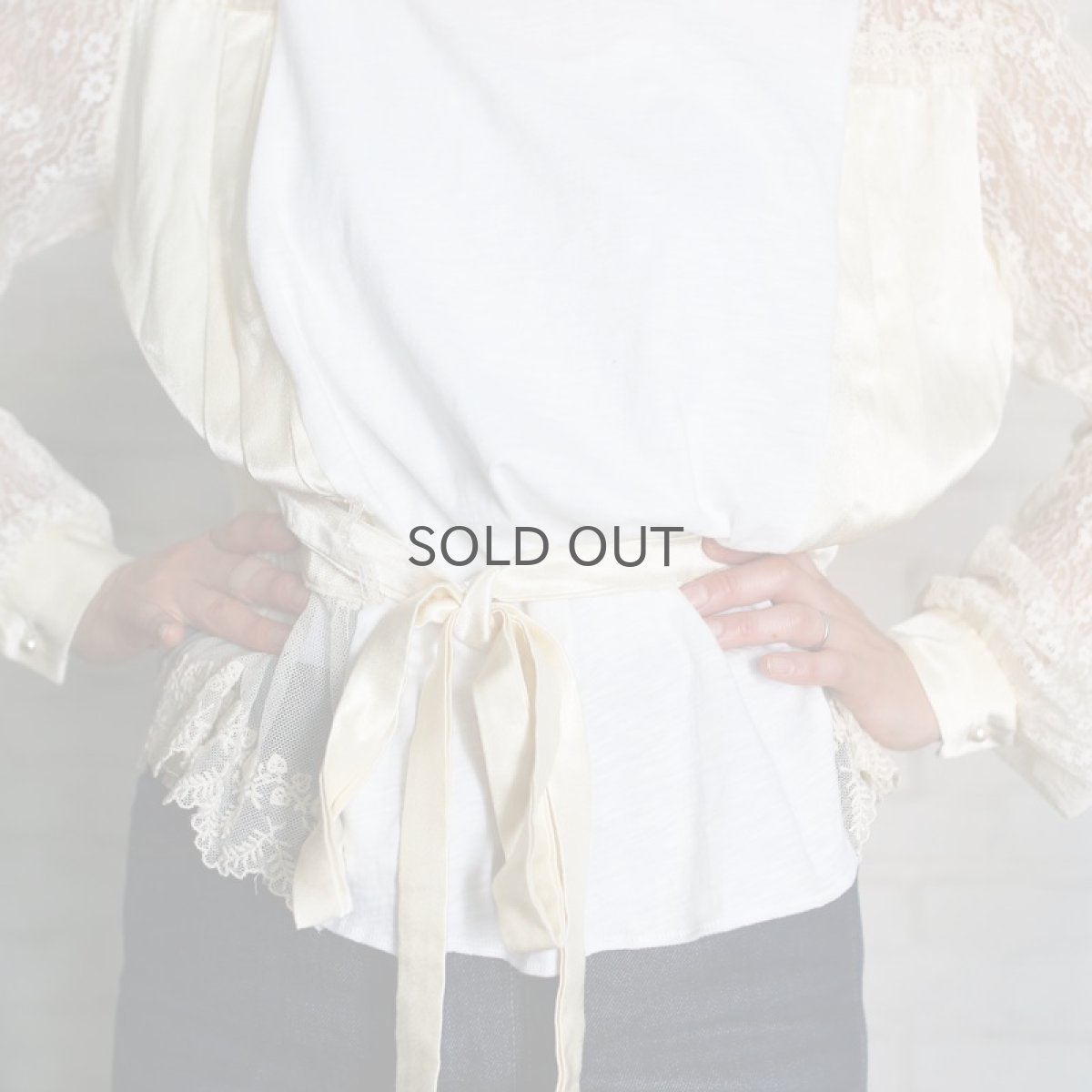 画像5: 【Wiz&Witch】"UNITED" VINTAGE LACE BLOUSE / OS (5)