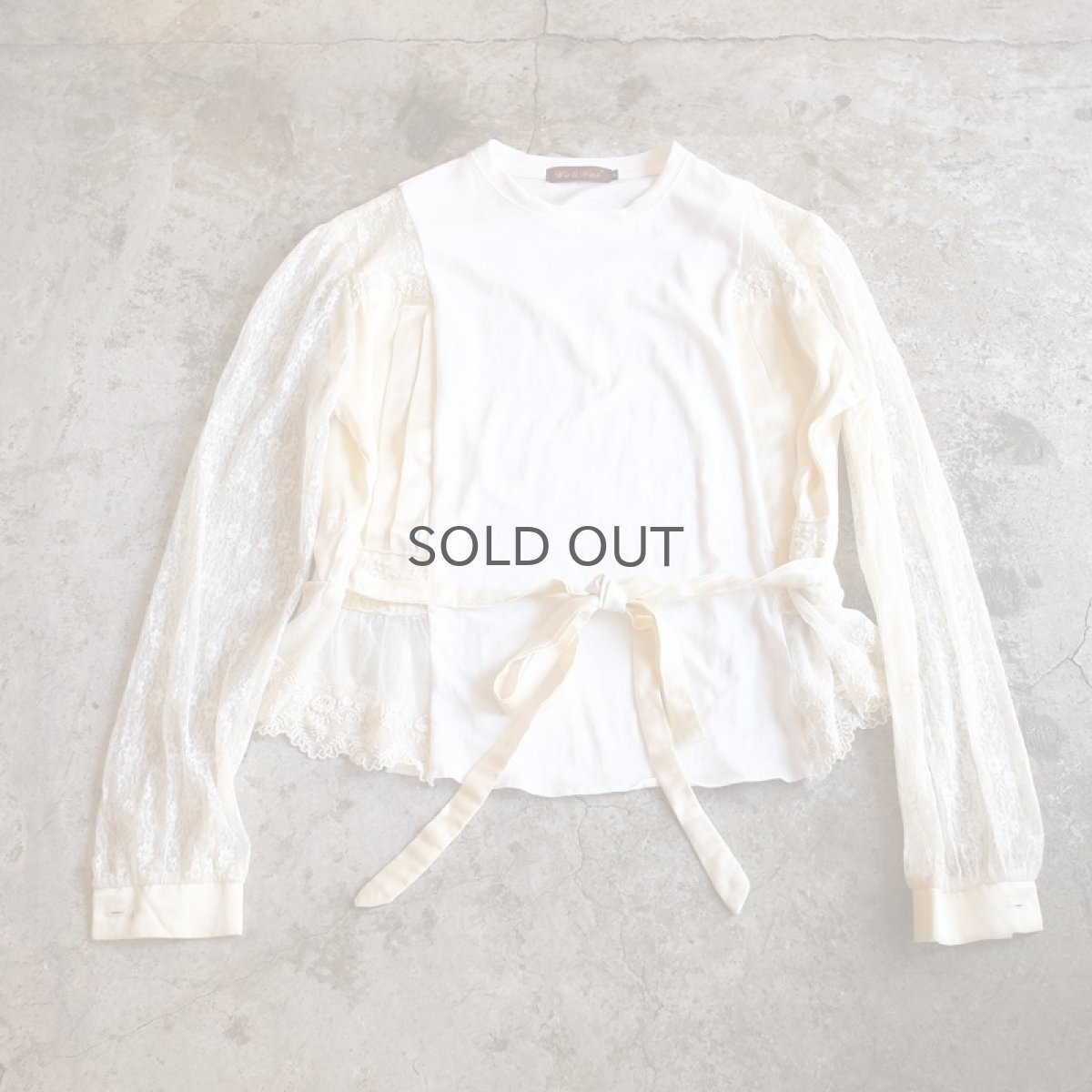 画像9: 【Wiz&Witch】"UNITED" VINTAGE LACE BLOUSE / OS (9)