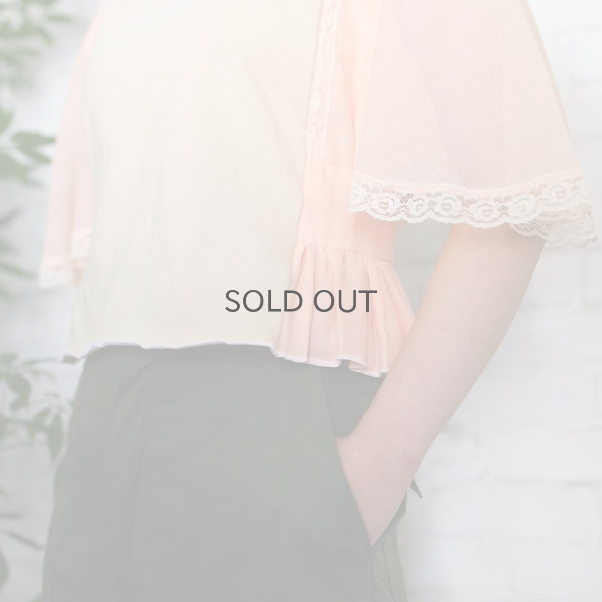 画像4: 【Wiz&Witch】"UNITED" VINTAGE LACE BLOUSE / OS (4)