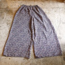 画像2: FLORAL PATTERN WIDE PANTS / FREE / MADE IN USA (2)