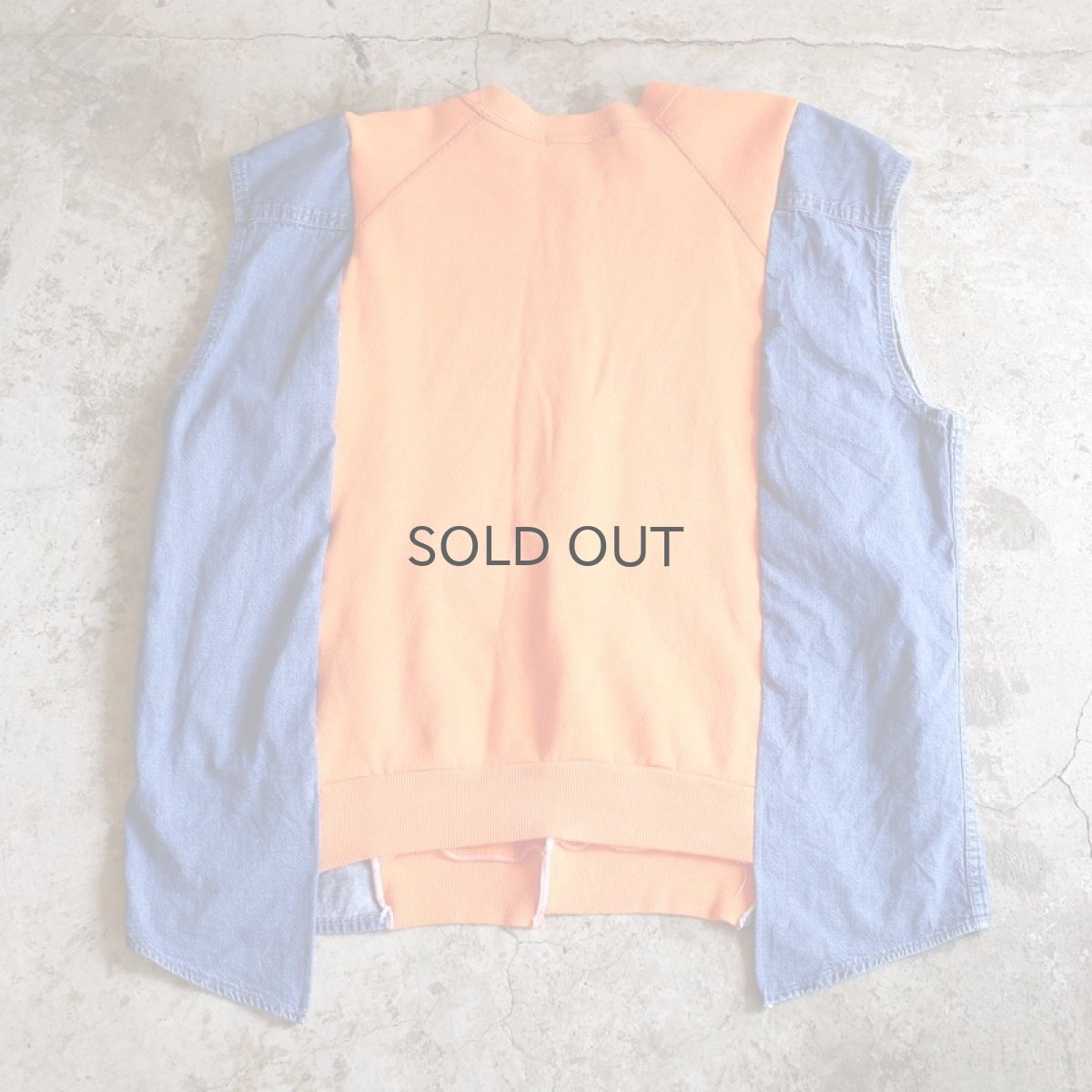 画像2: 【Wiz&Witch】"UNITED" TWO FACE DENIM TOPS / OS (2)