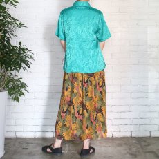 画像6: LEAF DESIGN PLEAT SKIRT / W23~ (6)