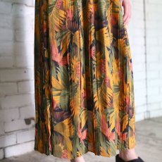 画像2: LEAF DESIGN PLEAT SKIRT / W23~ (2)