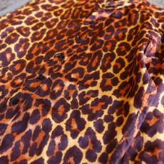 画像4: LEOPARD PATTERN DESIGN SHIRT / Ladies S / MADE IN USA (4)