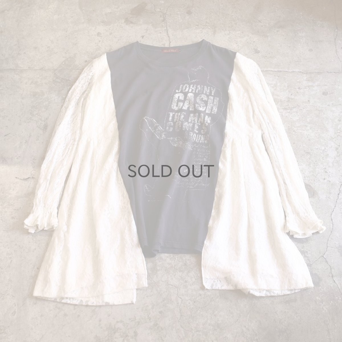 画像5: 【Wiz&Witch】"UNITED" ROCK L/S BLOUSE / OS (5)