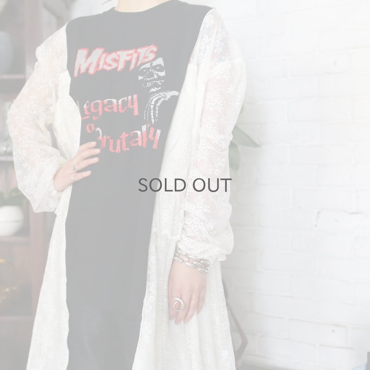 画像4: 【Wiz&Witch】"UNITED" ROCK L/S BLOUSE / OS (4)