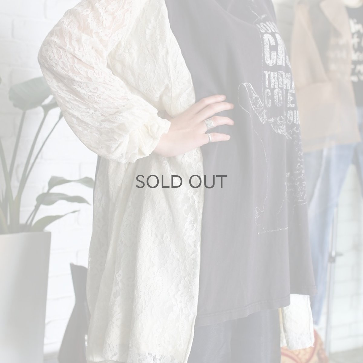 画像4: 【Wiz&Witch】"UNITED" ROCK L/S BLOUSE / OS (4)