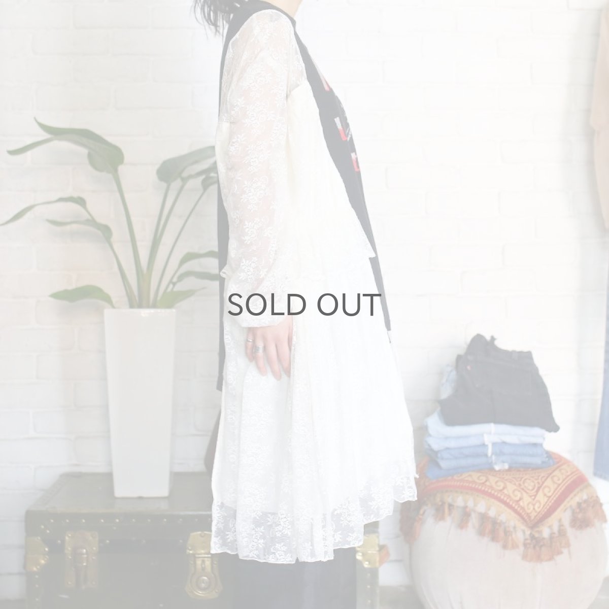 画像2: 【Wiz&Witch】"UNITED" ROCK L/S BLOUSE / OS (2)