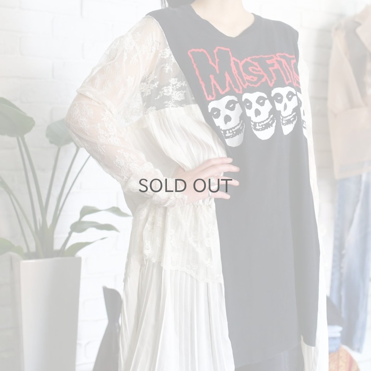 画像4: 【Wiz&Witch】"UNITED" ROCK L/S BLOUSE / OS (4)